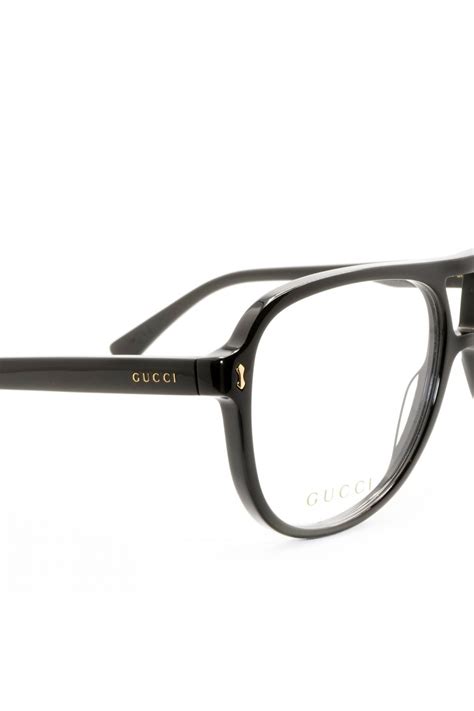 occhiali gucci logati|Occhiali da Vista Gucci Logo GG1044O.